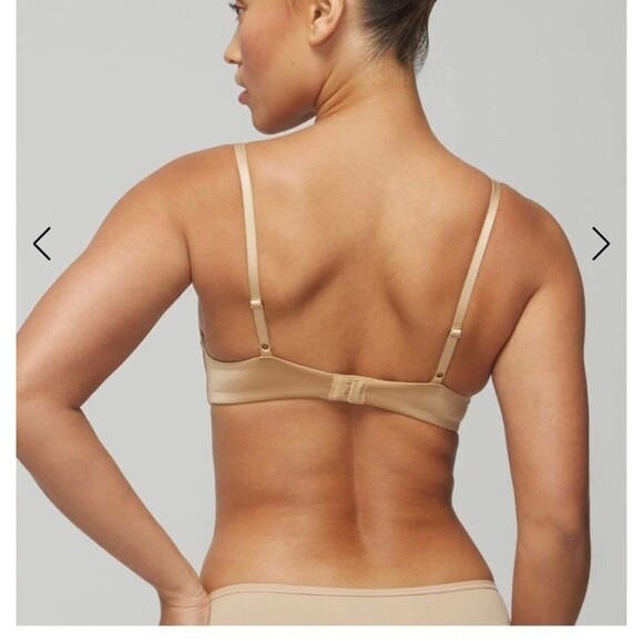 New Soma Tan Wireless Push-up Bra Sz 38B - Picture 5 of 9